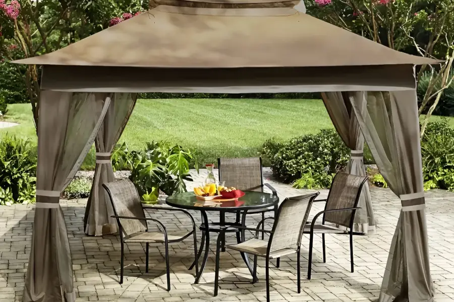 how to decorate a pop up gazebo